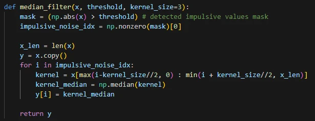 پیاده‌سازی فیلتر میانه و تولید نویز گوسی ترکیبی در پایتون