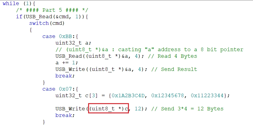 راهاندازی ارتباط USB در STM32 – قسمت پنجم (ارسال و دریافت دادههای چند بایتی) 15 راهاندازی ارتباط USB در STM32 – قسمت پنجم (ارسال و دریافت دادههای چند بایتی)