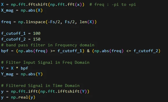 فیلتر میان‌گذر ایده‌آل