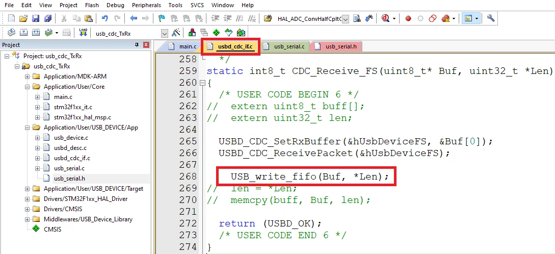 راهاندازی ارتباط USB در STM32 – قسمت سوم (دریافت داده با FIFO) 4 راهاندازی ارتباط USB در STM32 – قسمت سوم (دریافت داده با FIFO)