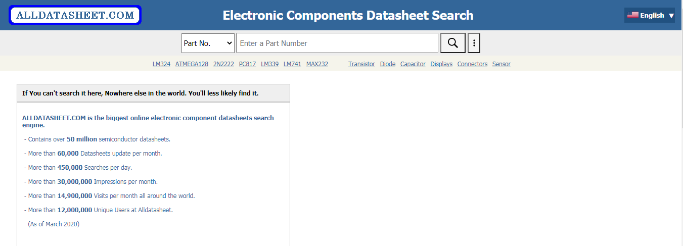 12 مرجع برتر دانلود دیتاشیت قطعات الکترونیک 3 alldatasheet