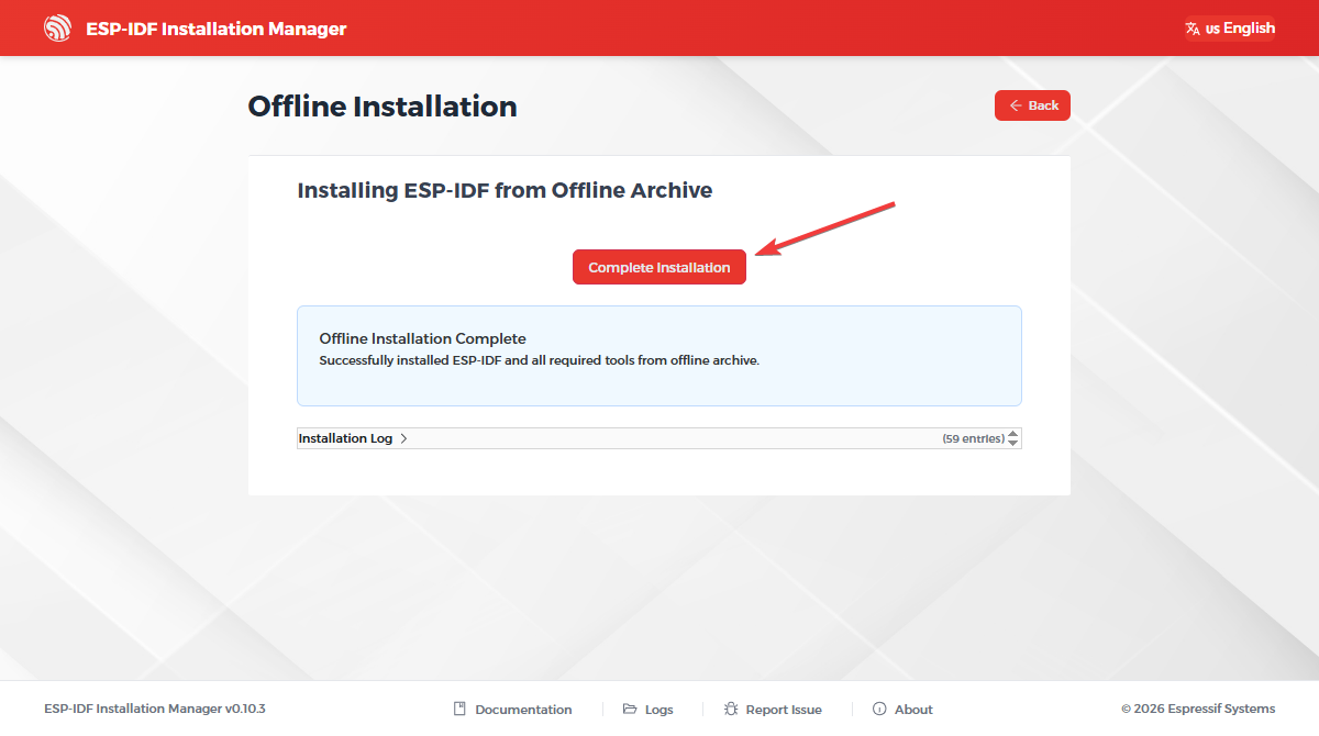 نصب esp-idf به صورت کاملا آفلاین برای برنامه نویسی پردازنده های سری ESP32