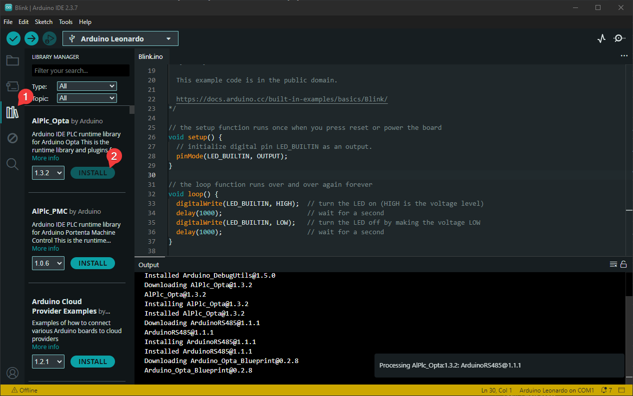 دانلود اتوماتیک کتابخانه و بردهای آردوینو از سرور های سیسوگ