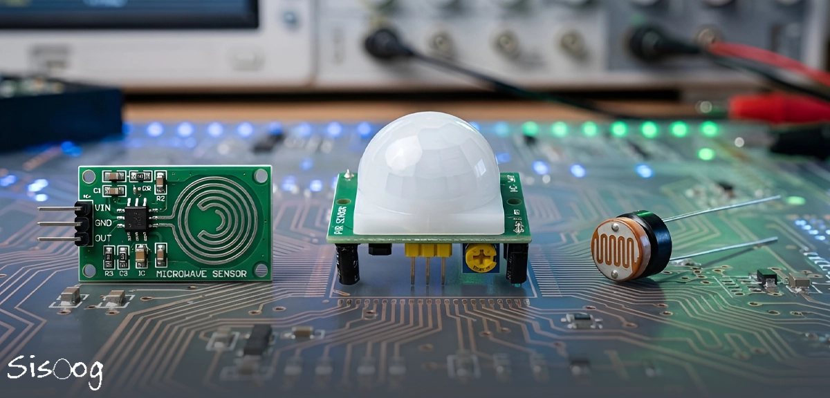 سنسور مایکروویو، فتوسل یا PIR