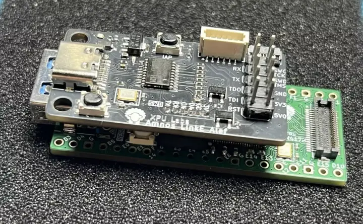 Amnos LinkE Alef debug board