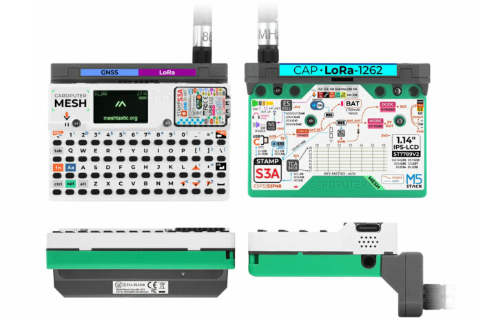 کیت Cardputer Mesh نمای جانبی