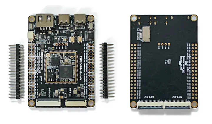 برد توسعه ESP32P4C5 Core: پلتفرمی فشرده با تراشه ESP32-P4 و خروجی‌های چهارگانه MIPI