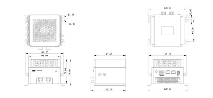 ابعاد AIBOX-9075