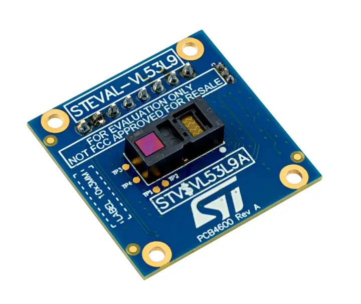 سنسور dToF جدید ST با رزولوشن ۲۲۶۸ ناحیه وارد تولید انبوه شد 2 ماژول ارزیابی STEVAL-VL53L9