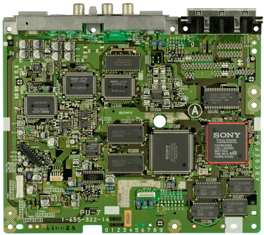 استفاده از پردازنده‌ی مبتنی بر MIPS R2000 در کنسول بازی Playstation