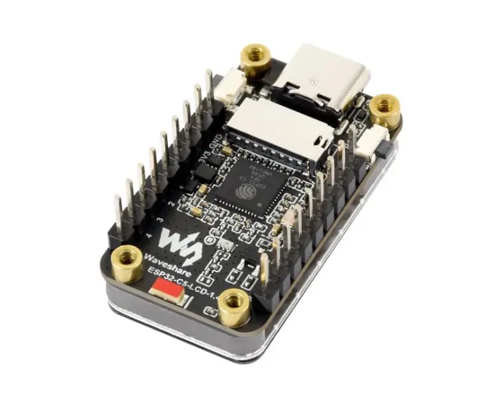 برد Waveshare ESP32-C5 با Wi-Fi 6 دو بانده و نمایشگر LCD معرفی شد 3 برد نمایشگر ESP32-C5 به همراه هدرها