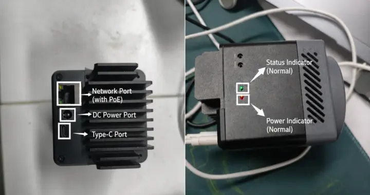 دوربین Fanless PoE AI