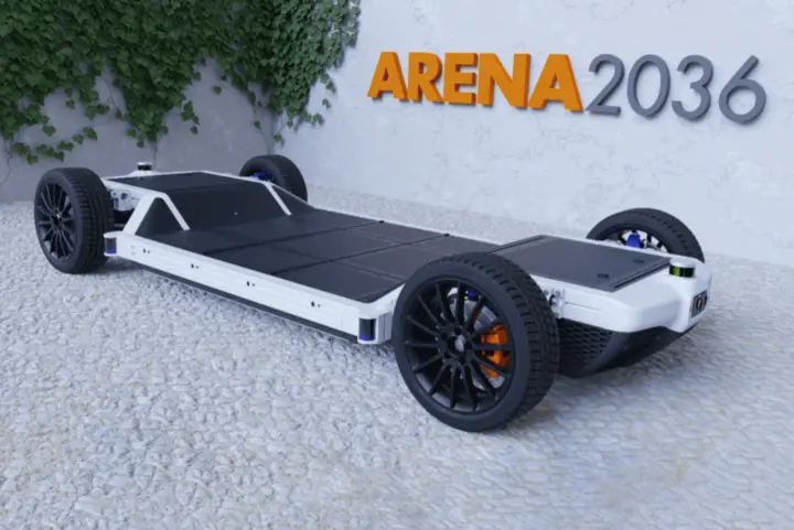 معرفی پلتفرم متنباز ARDEP مرسدس بنز برای توسعه سریع سیستمهای الکترونیکی خودرو 4 Mercedes-Benz FlexCAR Rolling Chassis