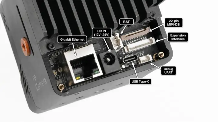 پورت های reCamera Pro