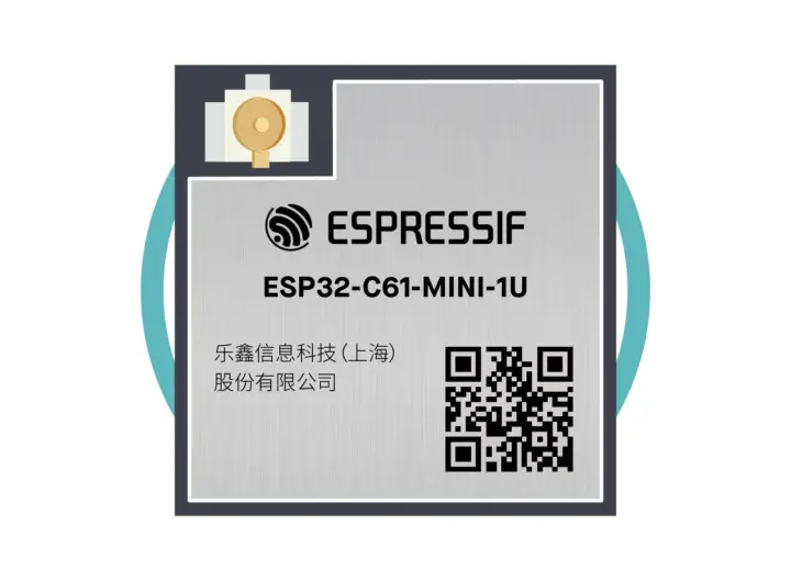 ماژول اینترنت اشیاء ESP32-C61-MINI-1/1U معرفی شد؛ پشتیبانی از وای‌فای 6 و بلوتوث BLE با قیمت حدود ۲ دلار