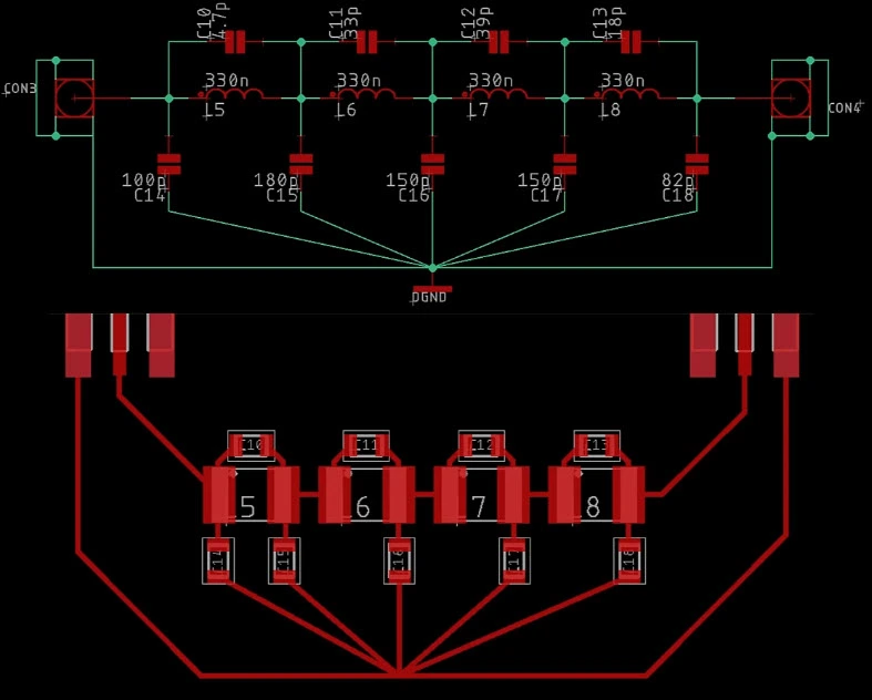 استراتژیهای اشتباه در طراحی Ground؛ چرا Star Grounding همیشه راهحل خوبی نیست؟ 1 RF PCB grounding, Star Grounding, ground plane and Via Wall design examples