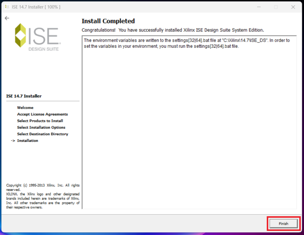 آموزش نصب Xilinx ISE روی Windows 11 به روش Sisoog 14 آموزش نصب Xilinx ISE روی Windows 11 به روش Sisoog