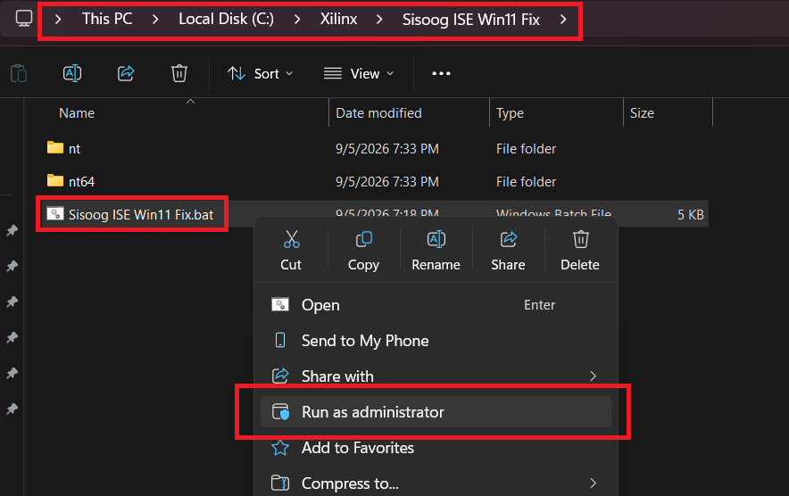 آموزش نصب Xilinx ISE روی Windows 11 به روش Sisoog 23 آموزش نصب Xilinx ISE روی Windows 11 به روش Sisoog