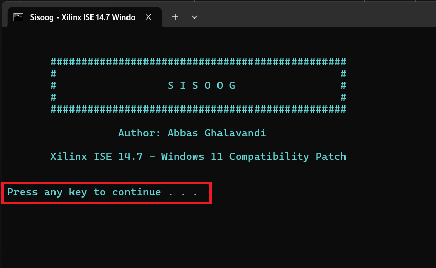 آموزش نصب Xilinx ISE روی Windows 11 به روش Sisoog 24 آموزش نصب Xilinx ISE روی Windows 11 به روش Sisoog