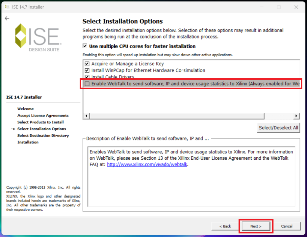 آموزش نصب Xilinx ISE روی Windows 11 به روش Sisoog 6 آموزش نصب Xilinx ISE روی Windows 11 به روش Sisoog