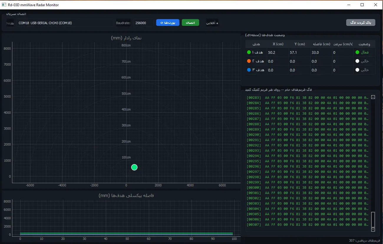 RD-03D module setup and human presence detection